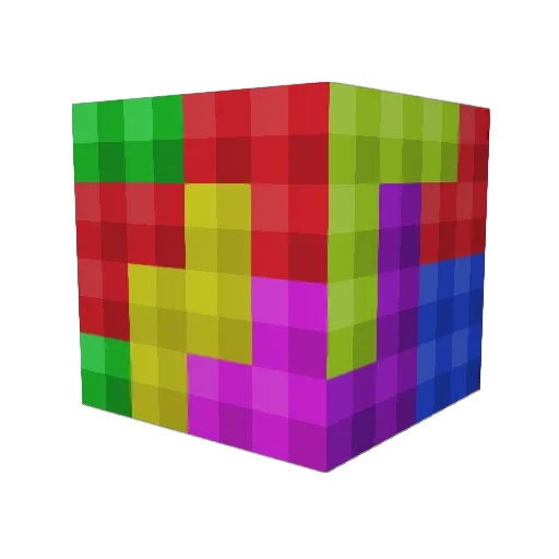 GamerFella Minecraft avatar head, 3D render