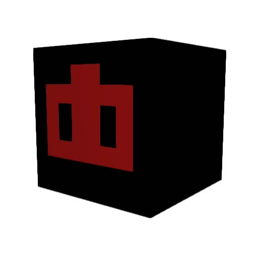 GamerFiver Minecraft avatar head, 3D render