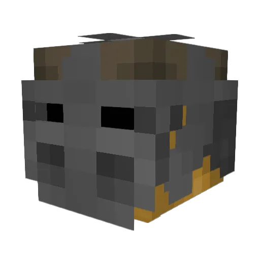 GamerForLife400 Minecraft avatar head, 3D render