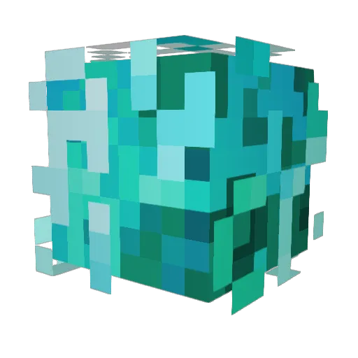 GamerFresh2 Minecraft avatar head, 3D render