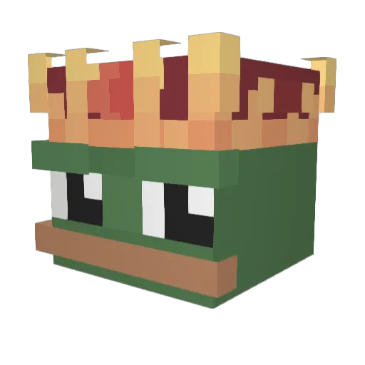 GamerG0D15 Minecraft avatar head, 3D render