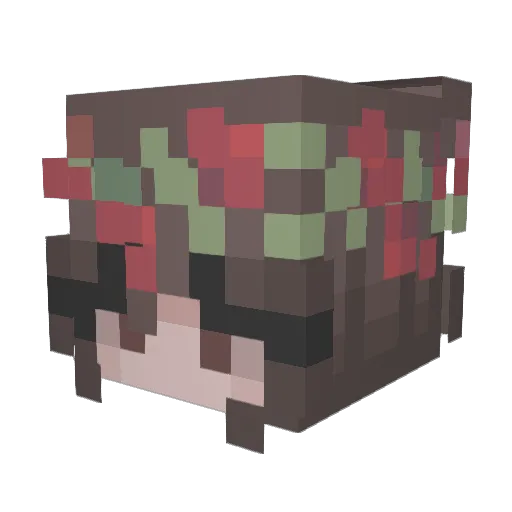 GamerGamesYT Minecraft avatar head, 3D render