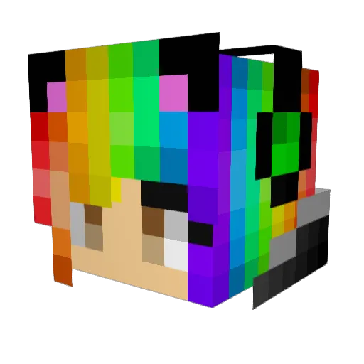 GamerGirl1211 Minecraft avatar head, 3D render