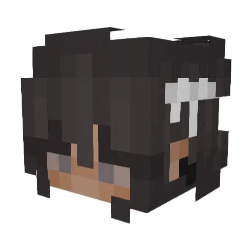 GamerGirl8118 Minecraft avatar head, 3D render