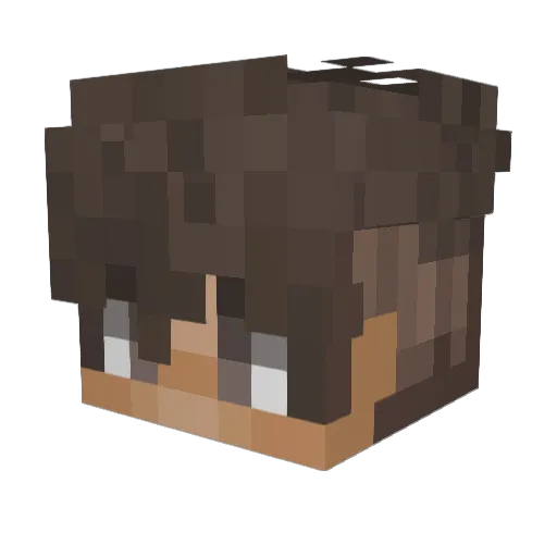GamerGirll1347 Minecraft avatar head, 3D render