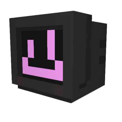 GamerGlitch4 Minecraft avatar head, 3D render