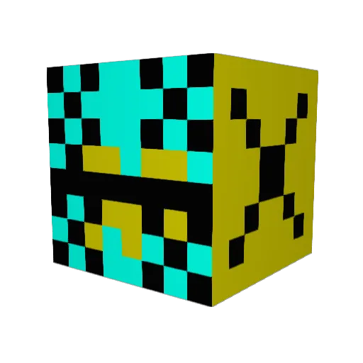 GamerHD2345 Minecraft avatar head, 3D render