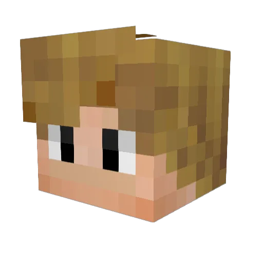 GamerIvan99 Minecraft avatar head, 3D render