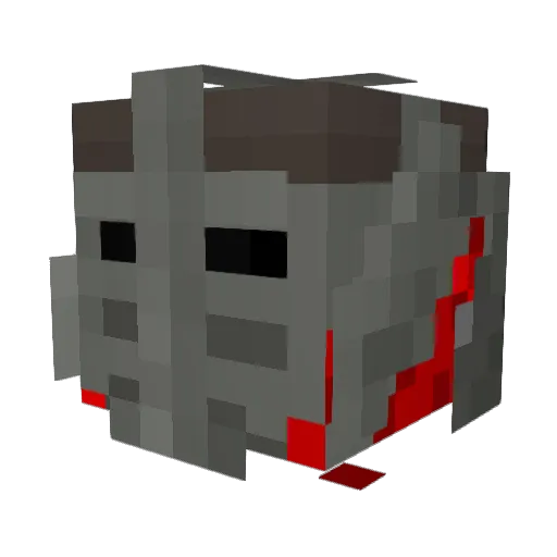 GamerKing5050 Minecraft avatar head, 3D render