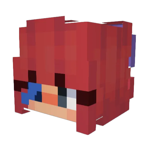 GamerL1209 Minecraft avatar head, 3D render