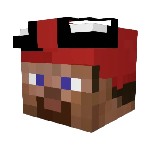 GamerLiam03 Minecraft avatar head, 3D render