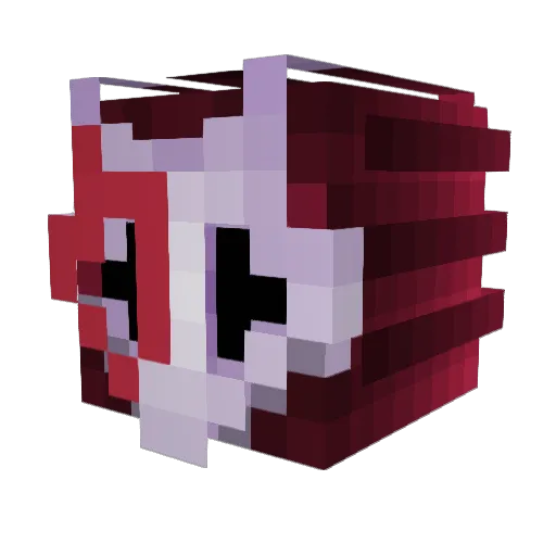 GamerLink21 Minecraft avatar head, 3D render