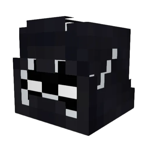 GamerNLPro Minecraft avatar head, 3D render