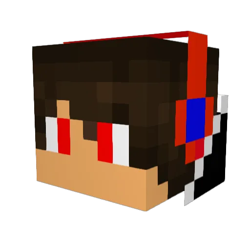 GamerNamer104 Minecraft avatar head, 3D render