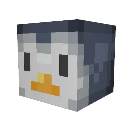 GamerNation12 Minecraft avatar head, 3D render