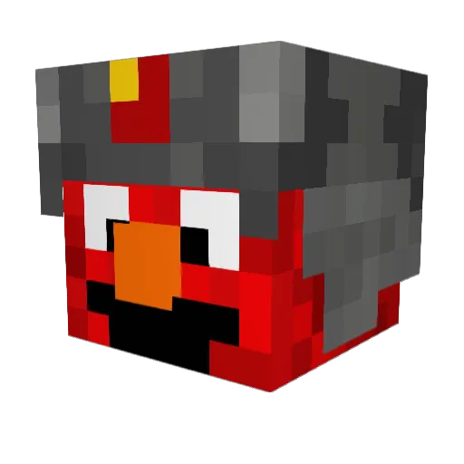 GamerPlayTime Minecraft avatar head, 3D render