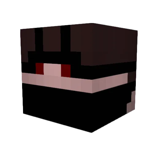 GamerPro2nd Minecraft avatar head, 3D render