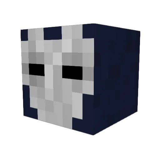 GamerProSML Minecraft avatar head, 3D render