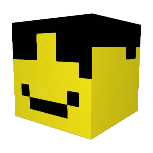 GamerRafiki55 Minecraft avatar head, 3D render