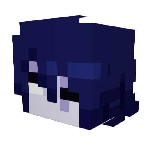 GamerSwag69 Minecraft avatar head, 3D render