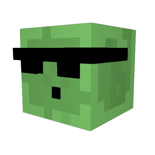 GamerTopper1 Minecraft avatar head, 3D render