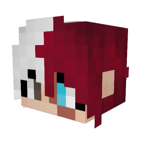 GamerXThePro Minecraft avatar head, 3D render