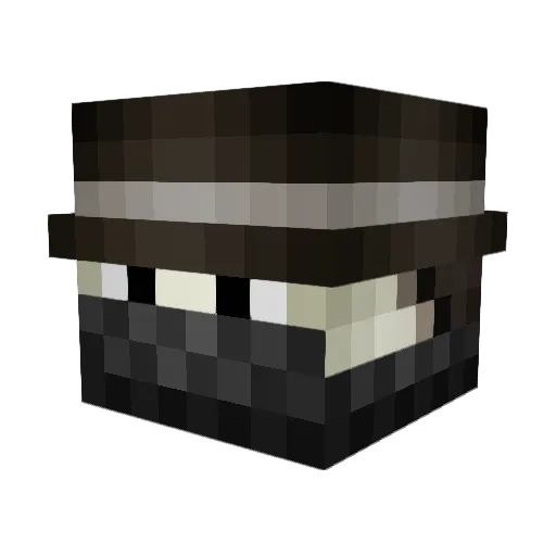GamerXend Minecraft avatar head, 3D render