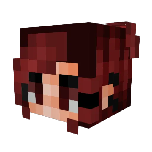 Gamer_Ara Minecraft avatar head, 3D render