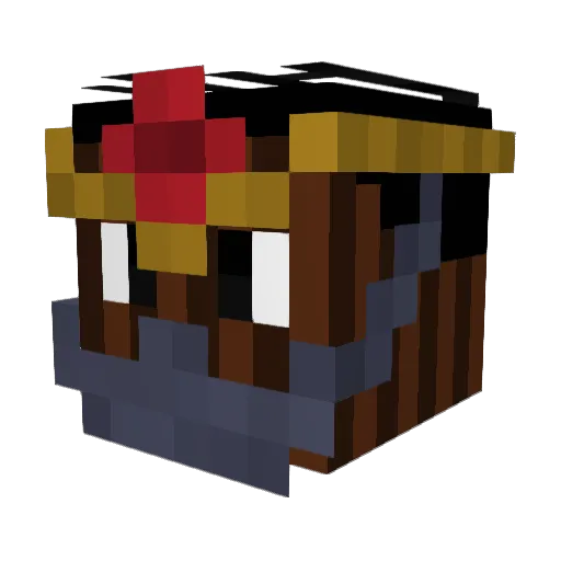 Gamer_Boi_01 Minecraft avatar head, 3D render
