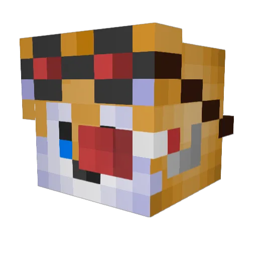 Gamer_Boy_Mc Minecraft avatar head, 3D render