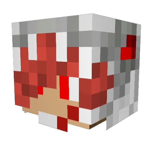 Gamer_Games Minecraft avatar head, 3D render
