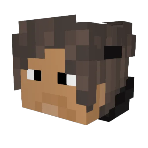 Gamer_HB Minecraft avatar head, 3D render