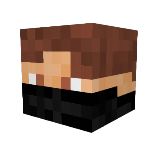 Gamer_Lele Minecraft avatar head, 3D render