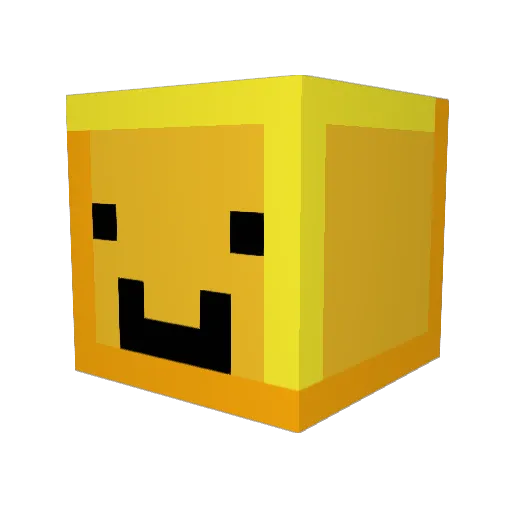 Gamer_POV Minecraft avatar head, 3D render