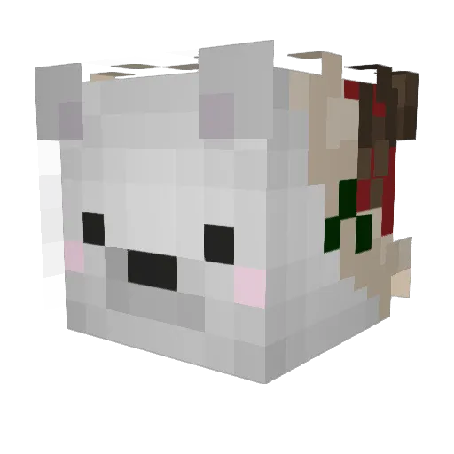 Gamer_SVK Minecraft avatar head, 3D render