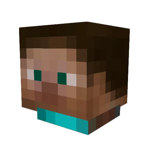 Gamer_Time33 Minecraft avatar head, 3D render