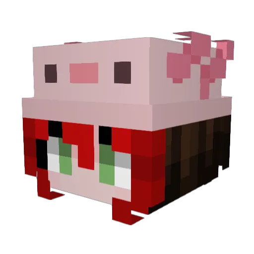 Gamer_sire Minecraft avatar head, 3D render
