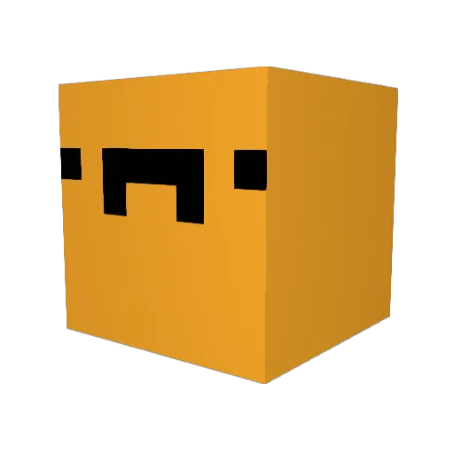 Gamerbois49 Minecraft avatar head, 3D render
