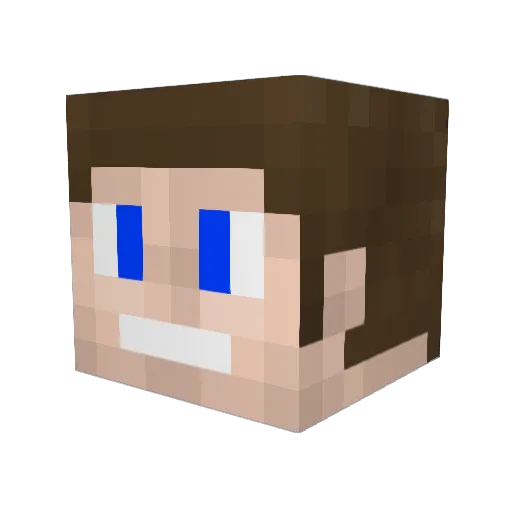 Gamerboy4342 Minecraft avatar head, 3D render