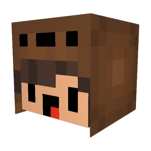 Gamerboy52 Minecraft avatar head, 3D render