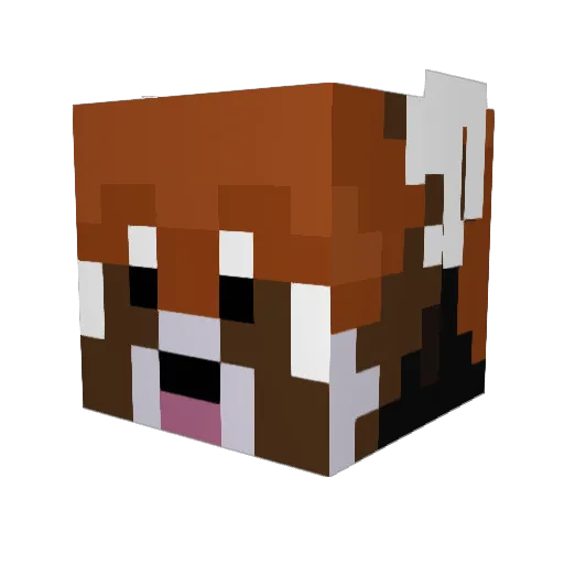 Gamercode13 Minecraft avatar head, 3D render