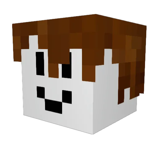 Gamerfanatico123 Minecraft avatar head, 3D render