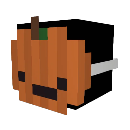 Gamerfou32 Minecraft avatar head, 3D render