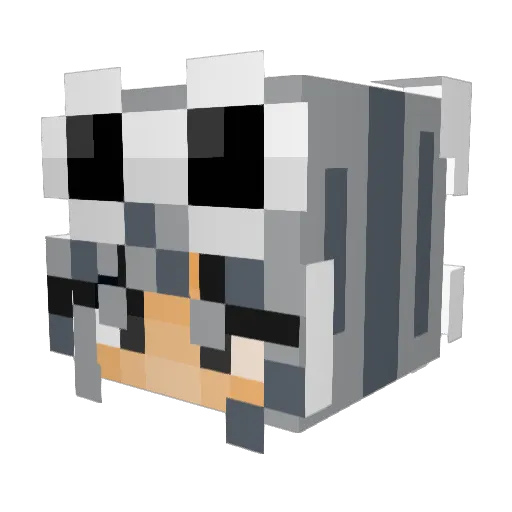 Gamergenix9 Minecraft avatar head, 3D render
