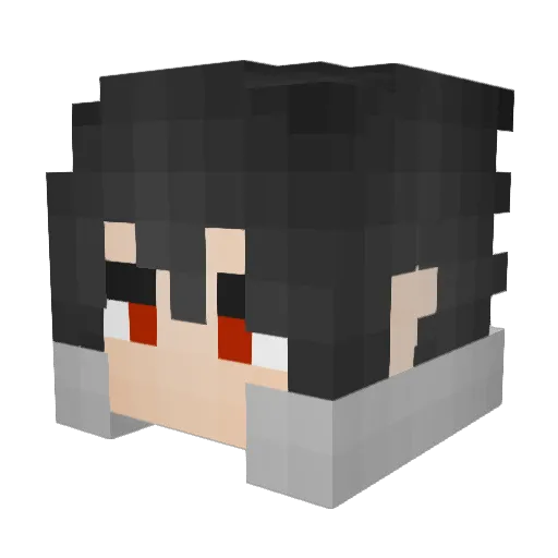 GamerguyHD Minecraft avatar head, 3D render