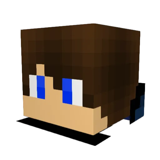Gamerhd2906 Minecraft avatar head, 3D render