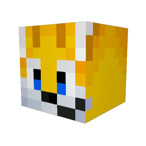 GameringPro10YT Minecraft avatar head, 3D render