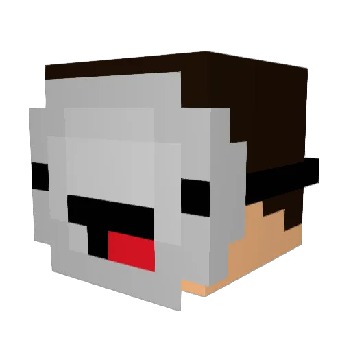 GamerjayLP Minecraft avatar head, 3D render