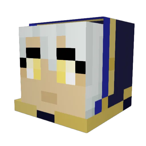 Gamernerd1212 Minecraft avatar head, 3D render