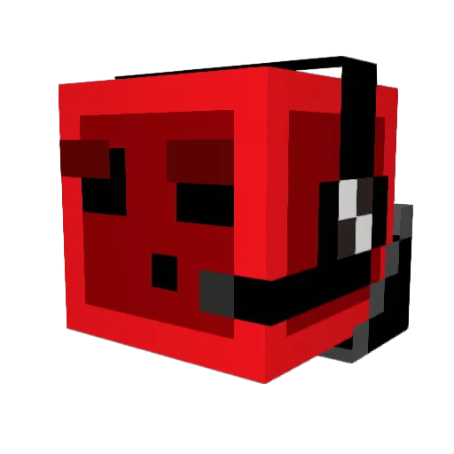 Gamerpro64 Minecraft avatar head, 3D render